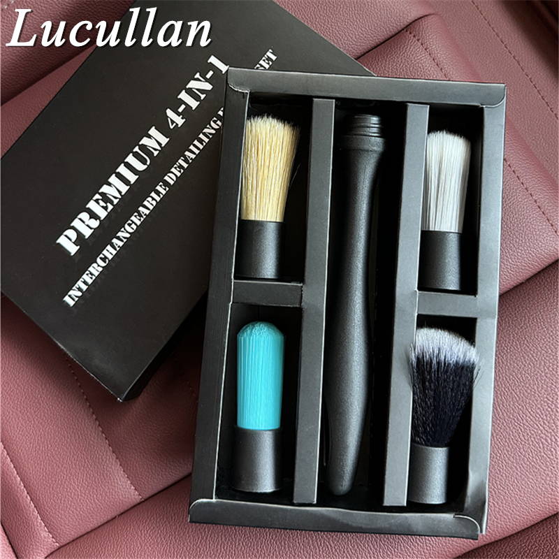 Interior Detailing Kit - Lucullan Premium Ensemble de pinceaux de