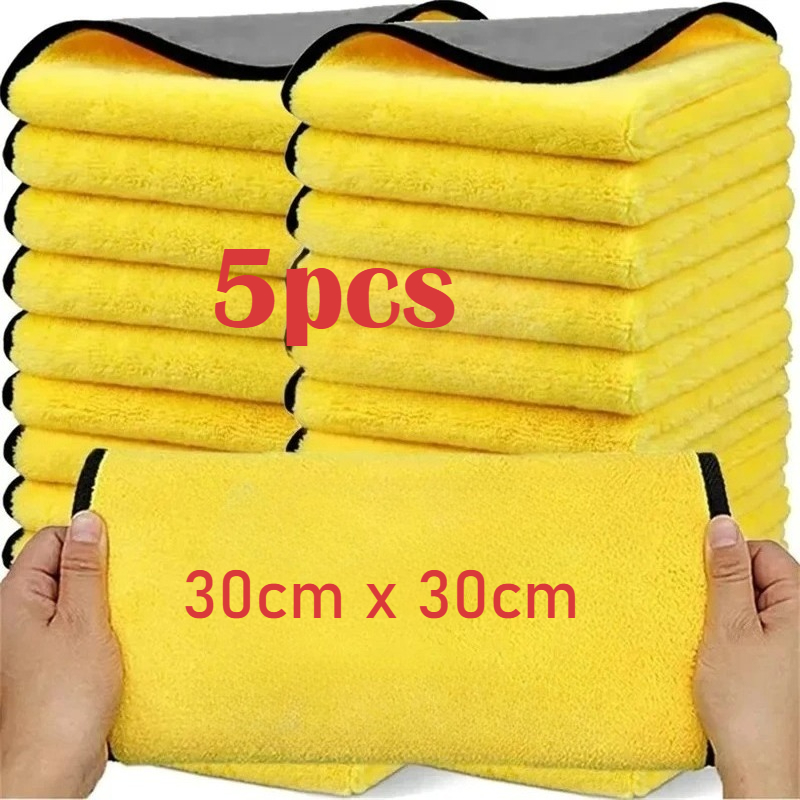 Microfiber Towel Detailing - Chiffons microfibres double face pour voiture,