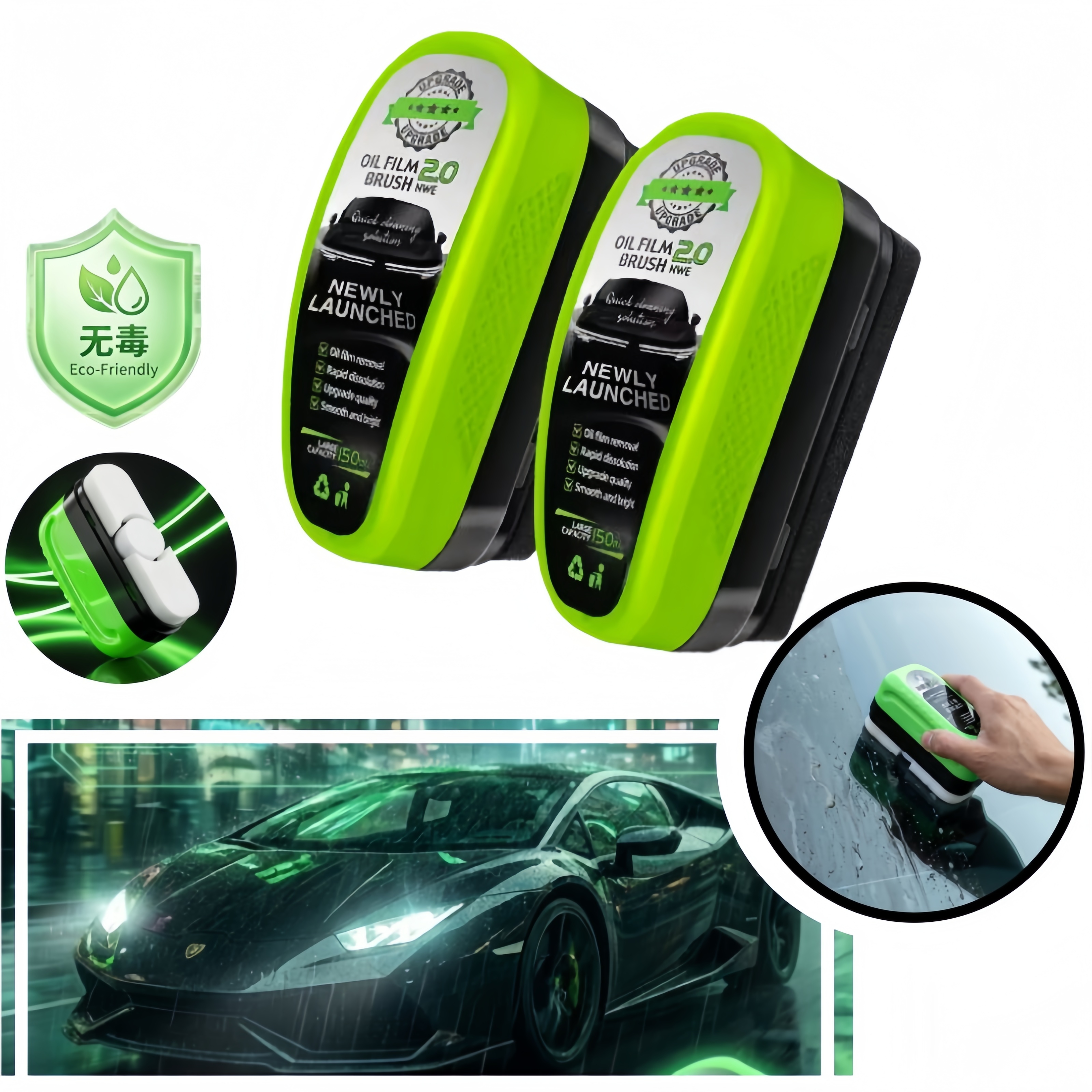 Detailing Brush Set - Kit de nettoyage de vitres de