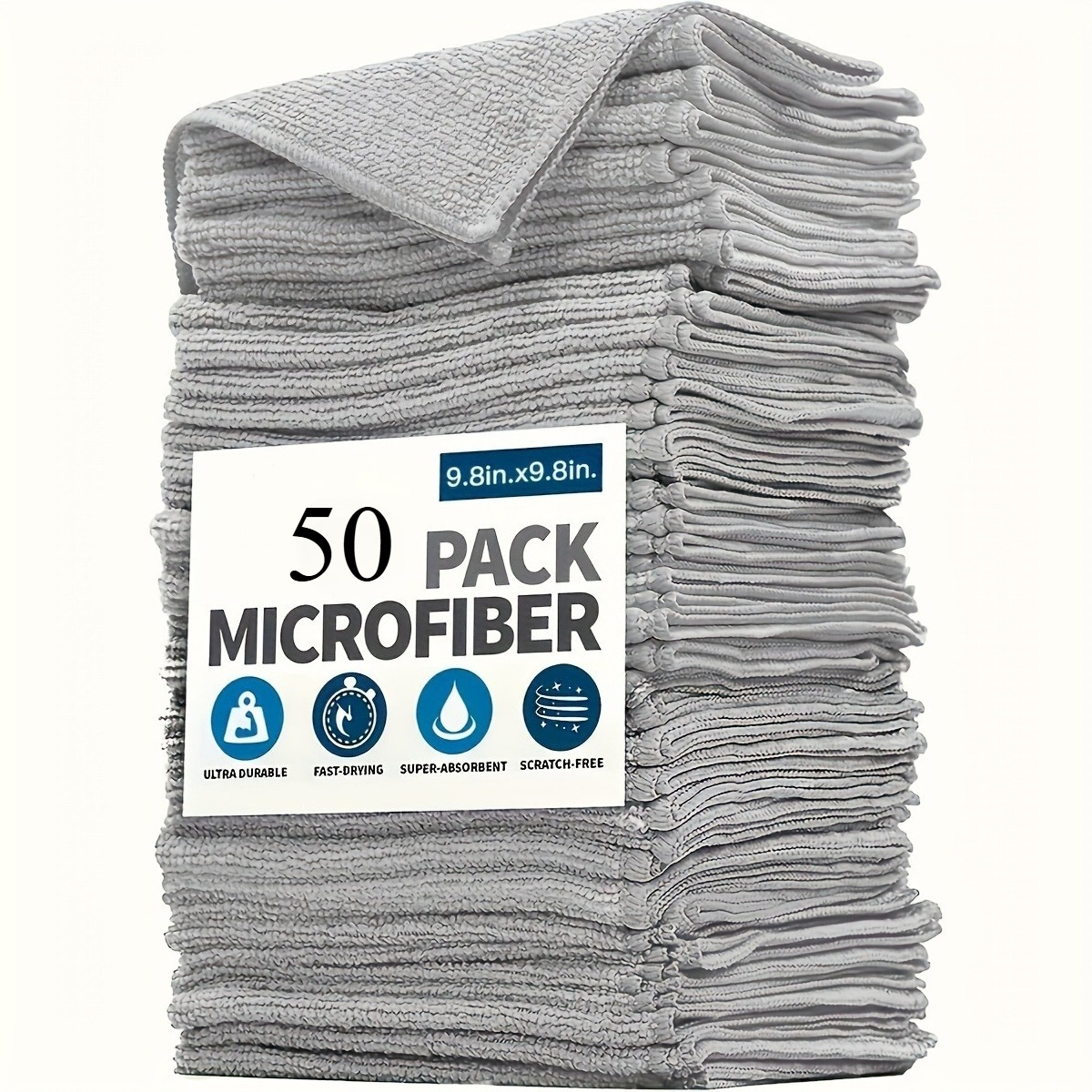 Microfiber Towel Detailing - Chiffons de nettoyage en microfibre épais,