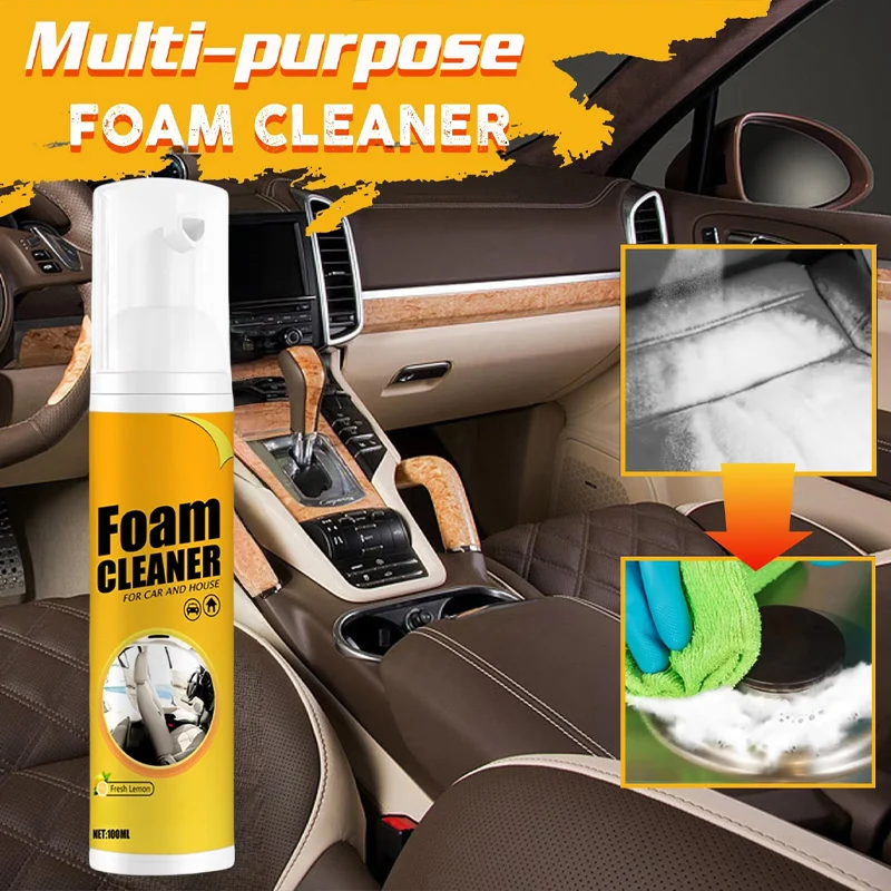 Leather Cleaner Interior - Nettoyant mousse multifonctionnel pour sièges intérieurs