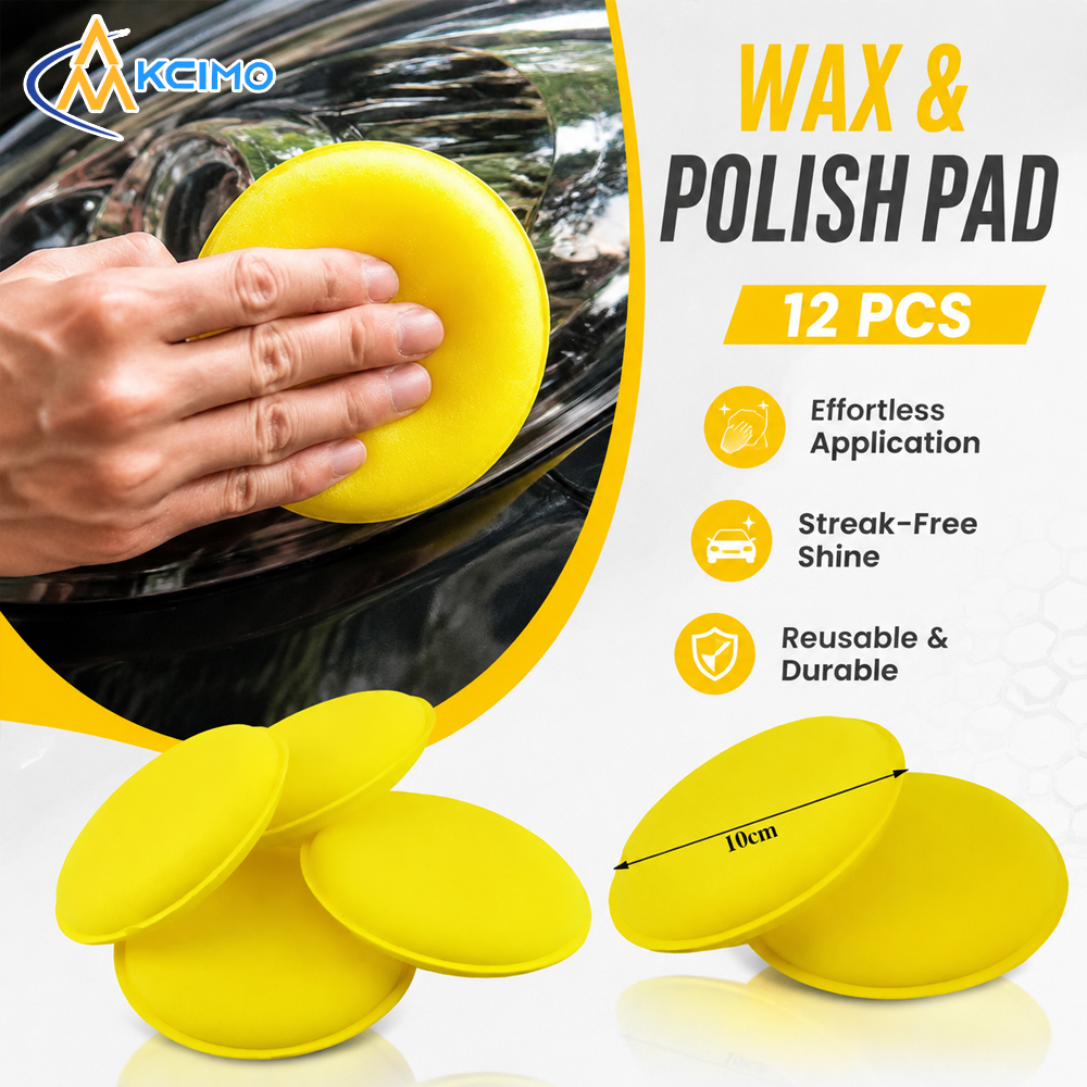 Wax Applicator Pad - 12 tampons applicateurs de cire en