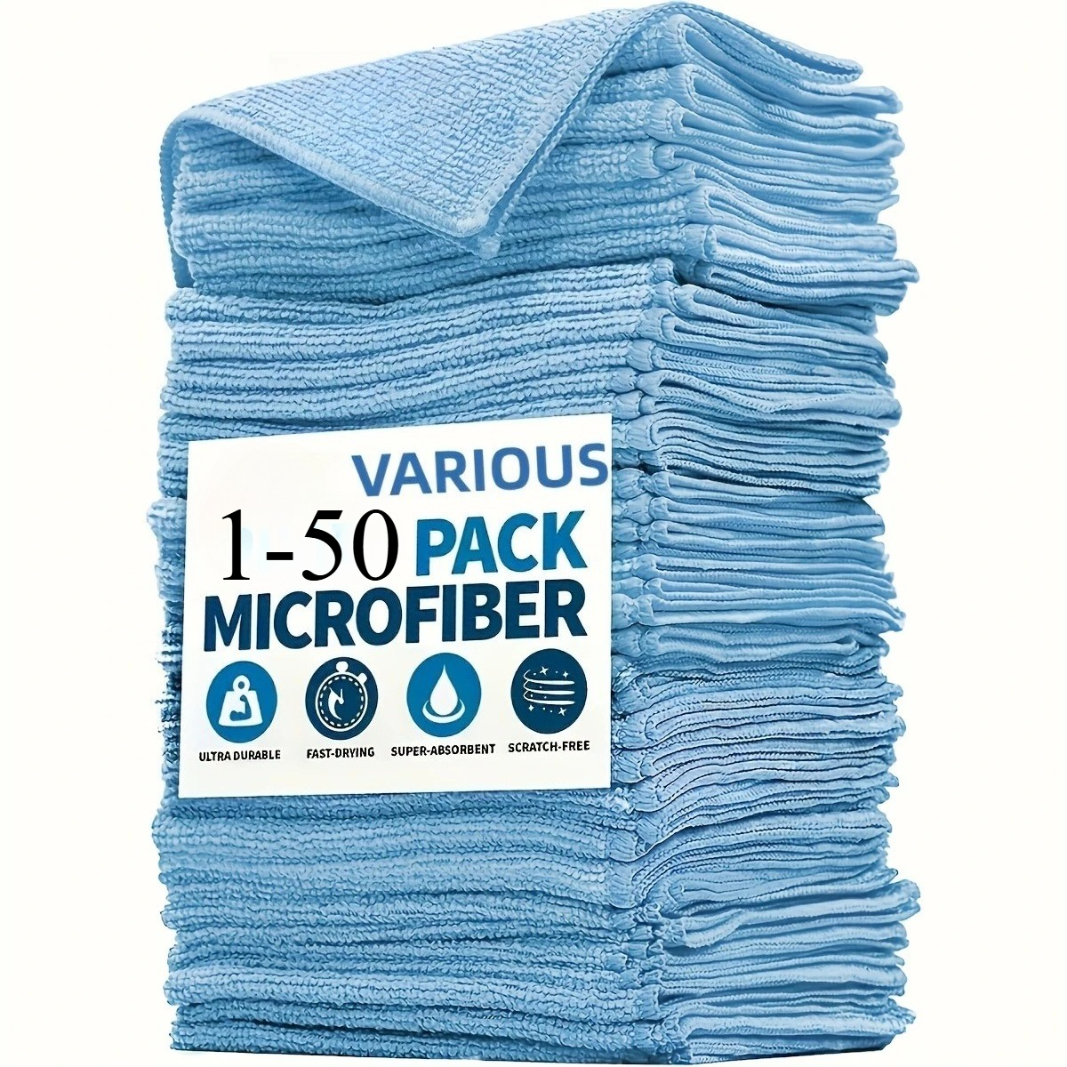 Microfiber Towel Detailing - Serviette de lavage de voiture en