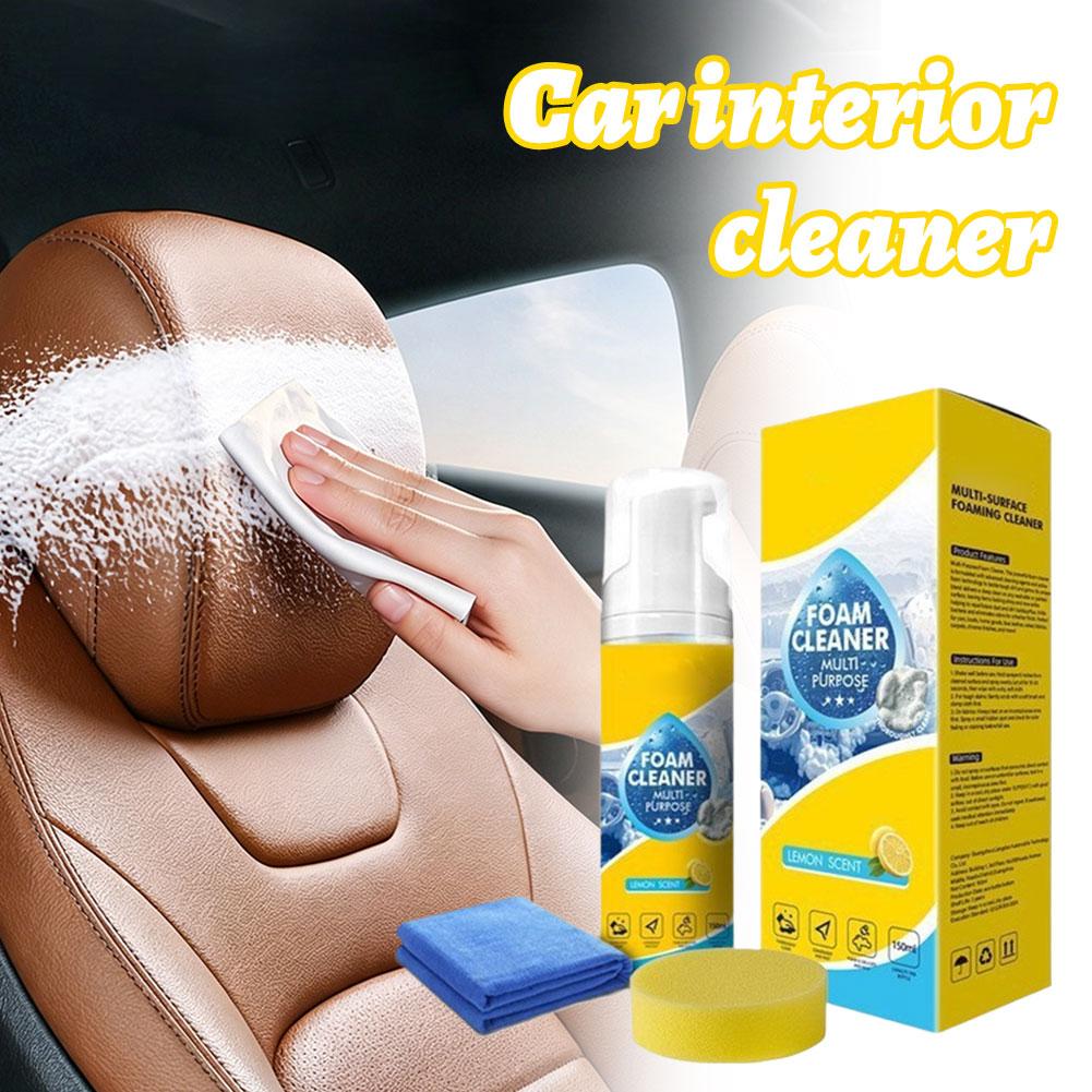 Interior Detailing Kit - Nettoyant mousse parfumé au citron pour
