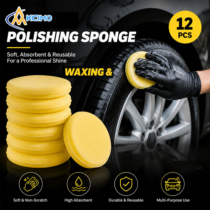 Wax Applicator Pad - Éponges de cirage de voiture rondes