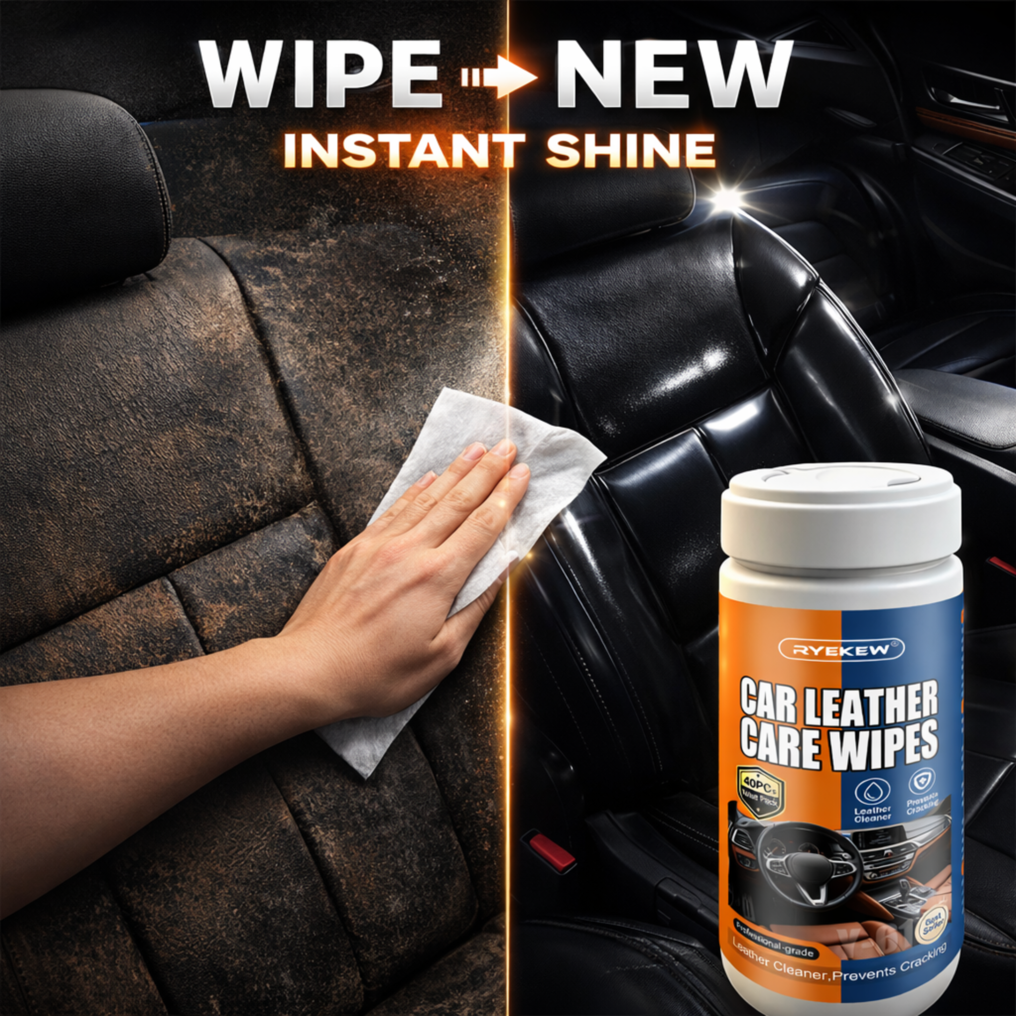 Trim Restorer Plastic - Lingettes pour garnitures en plastique de