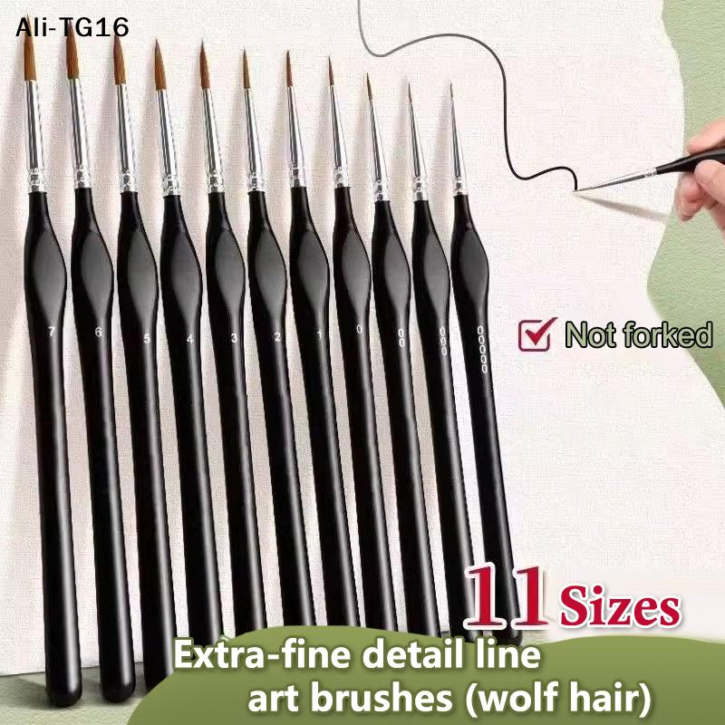 Detailing Brush Set - 【B11】Ensemble de 11 pinceaux de précision
