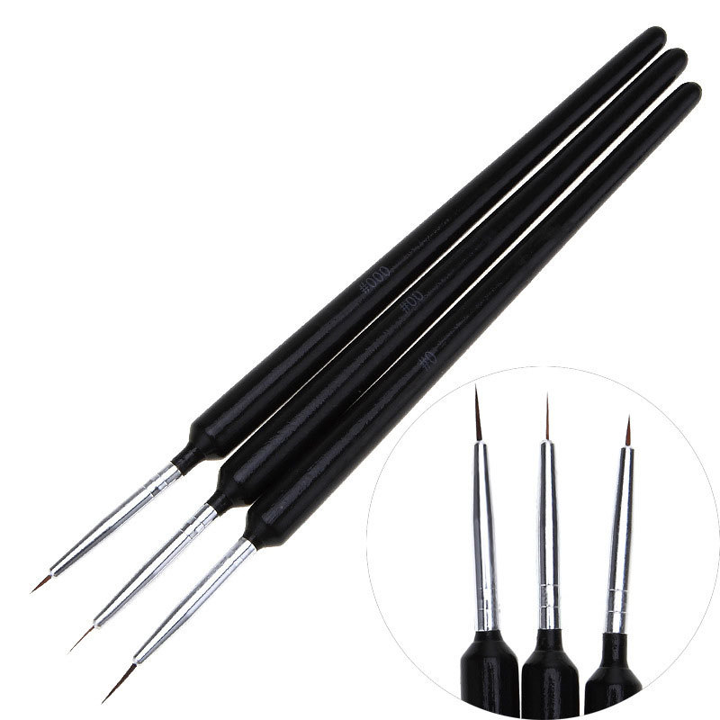 Detailing Brush Set - Lot de 3 pinceaux ultra-fins pour