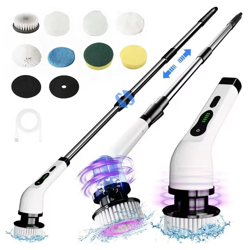 Car Cleaning Brush - Nettoyeur électrique sans fil, brosse rotative