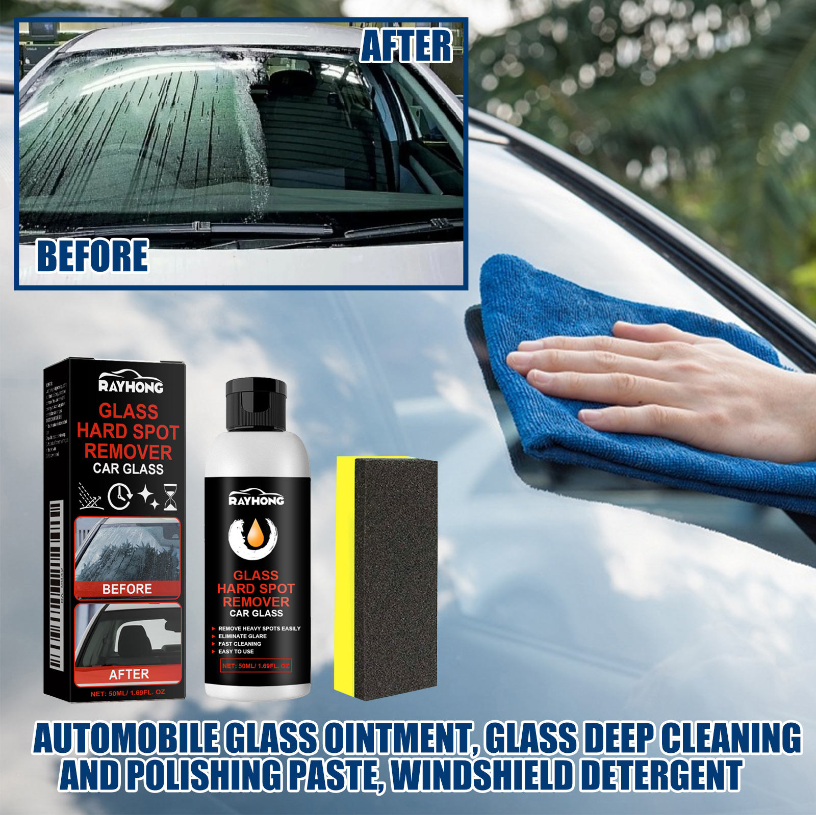 Car Shampoo Ph - Pâte de polissage pour vitres de