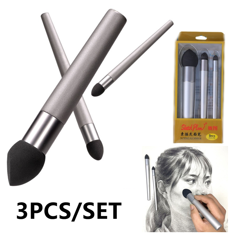 Detailing Brush Set - Lot de 3 pinceaux éponge pour