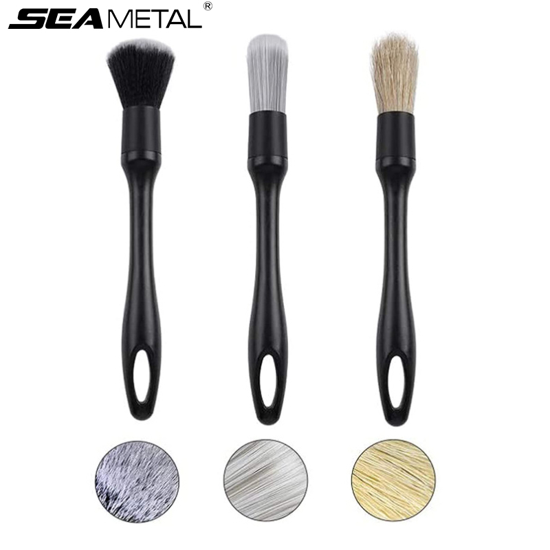 Interior Detailing Kit - SEAMETAL 3 pièces brosse de nettoyage