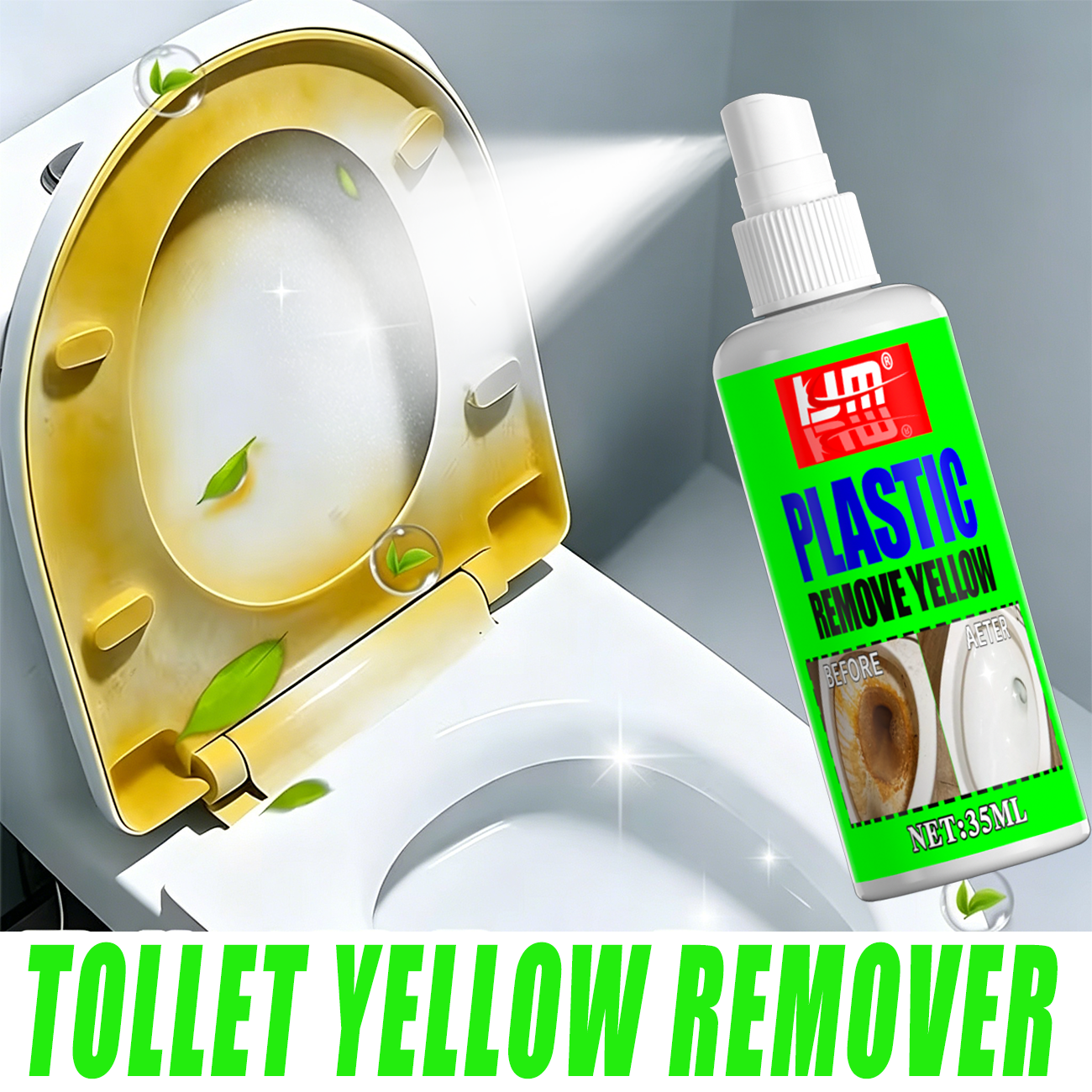 Seat Cleaner Fabric - KJM 35ml Spray Nettoyant Jaune pour