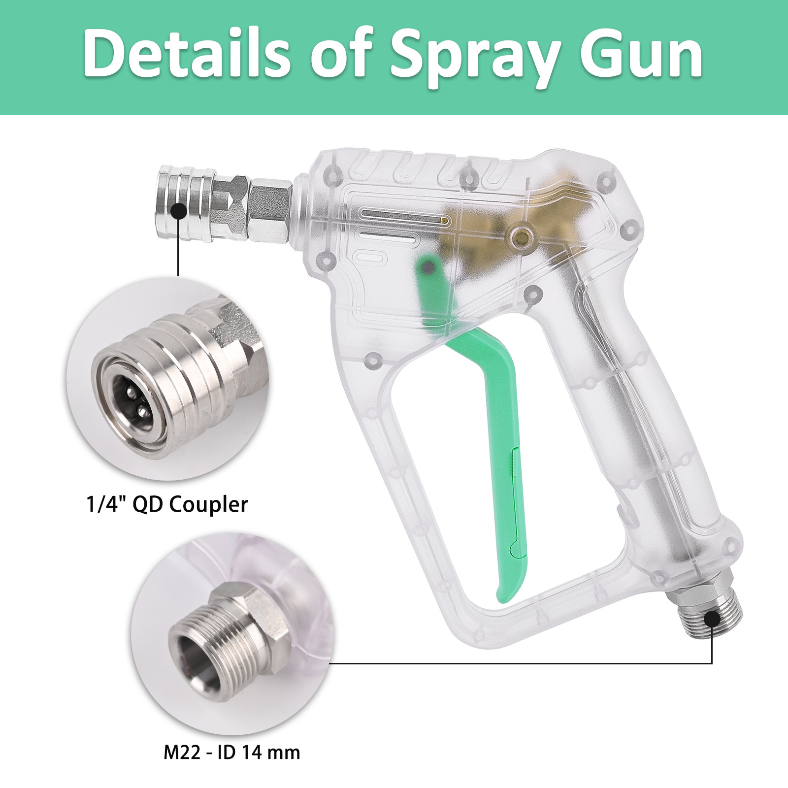 Pistolet de lavage haute press - Pressure Washer Foam Gun avis et prix