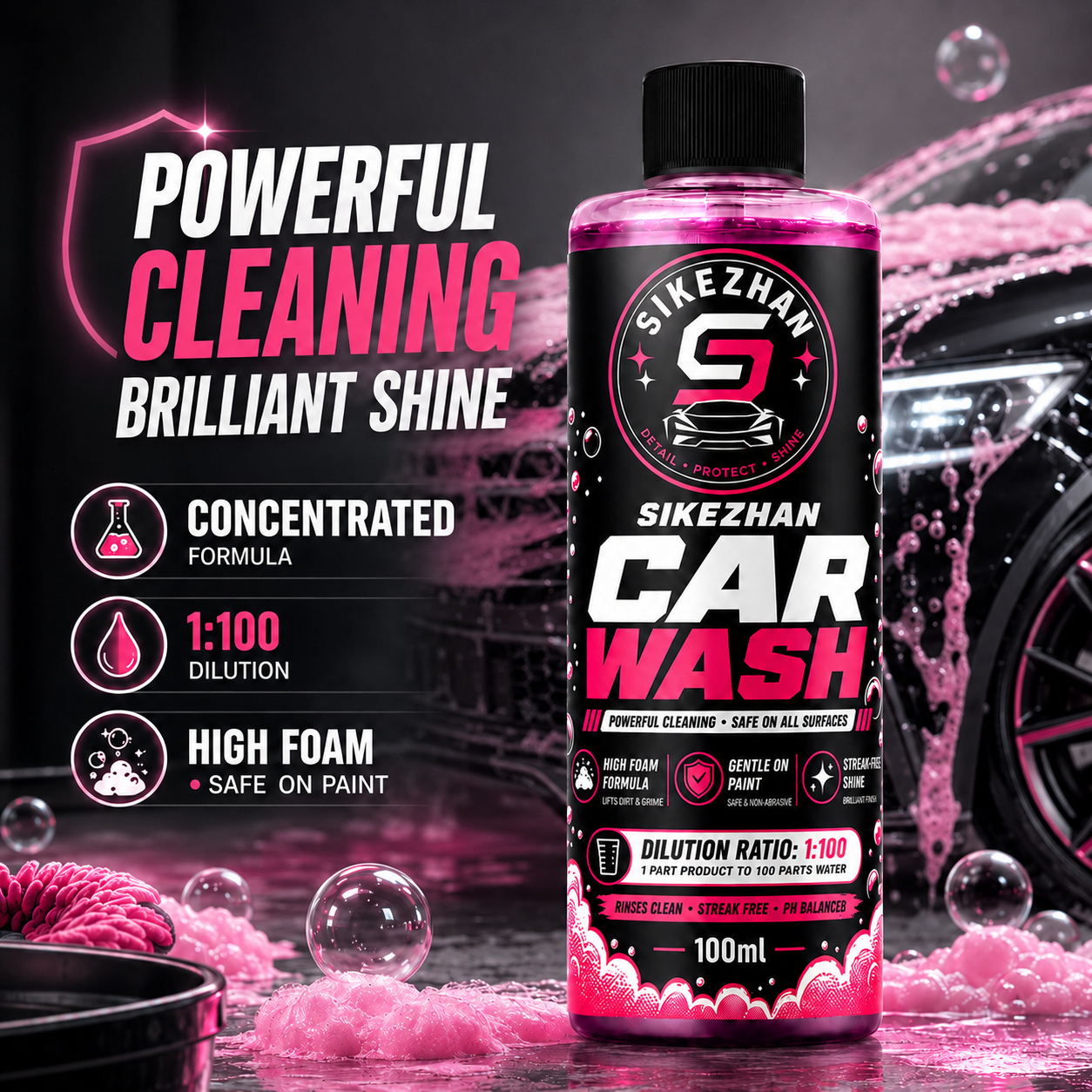 Savon de lavage auto moussant  - Foam Cannon Car Wash avis et prix