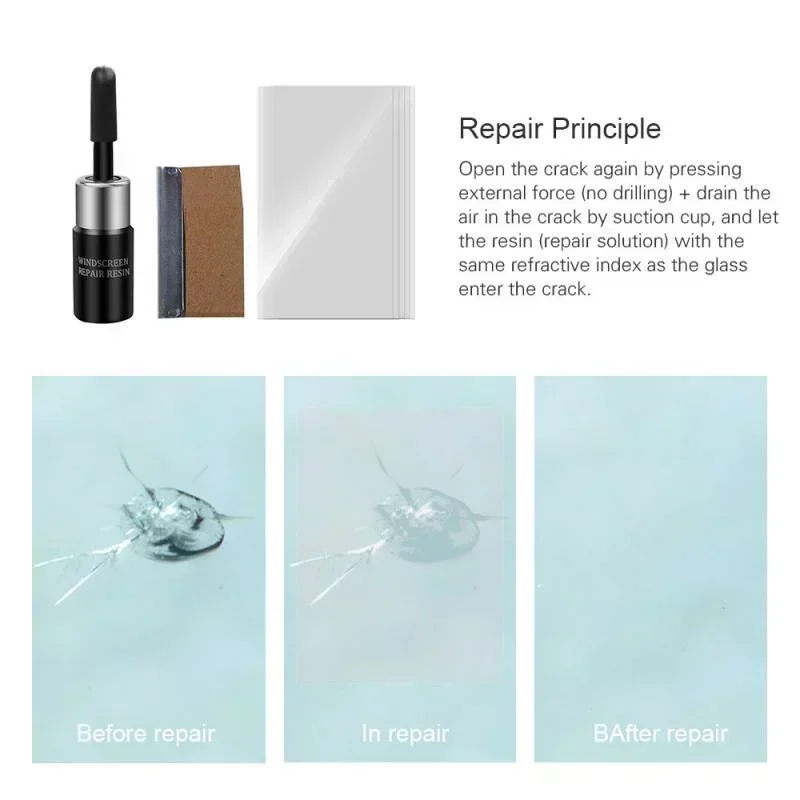 Outil de réparation de pare-br - Glass Cleaner Streak avis et prix