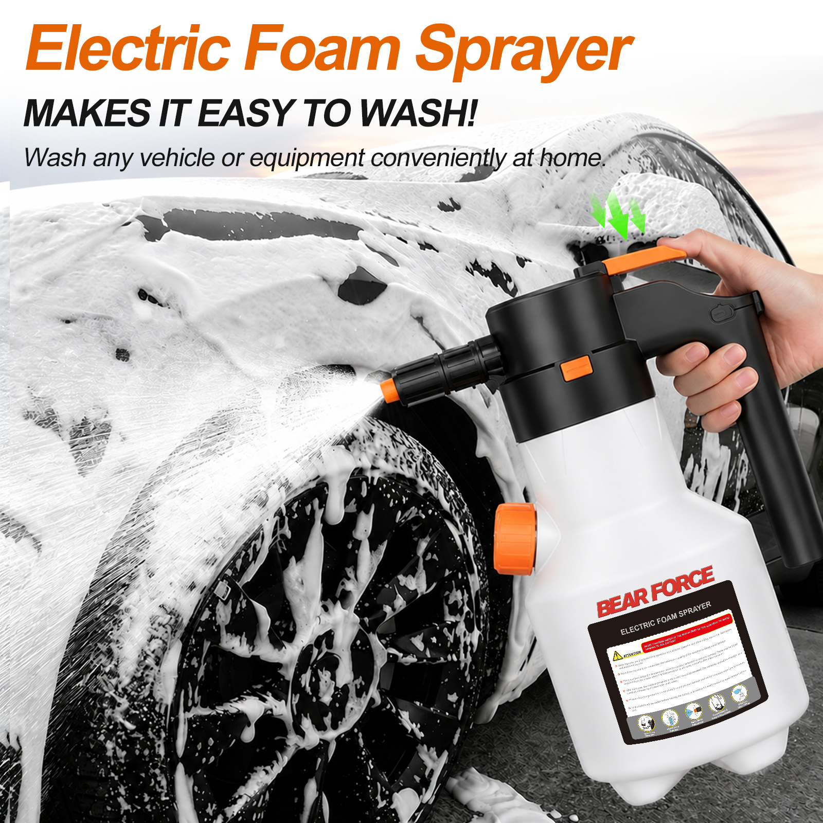 Pulvérisateur de mousse électr - Foam Cannon Car Wash avis et prix