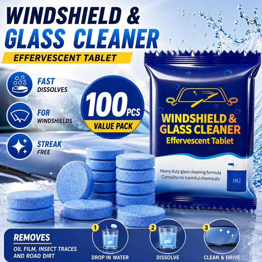 Tablettes effervescentes pour  - Glass Cleaner Streak avis et prix