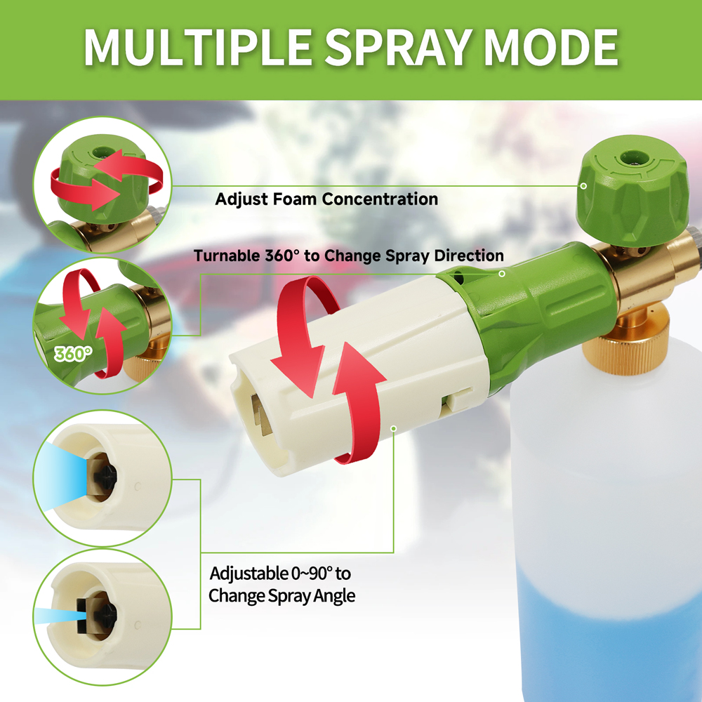 Pistolet à mousse en aluminium - Pressure Washer Foam Gun avis et prix