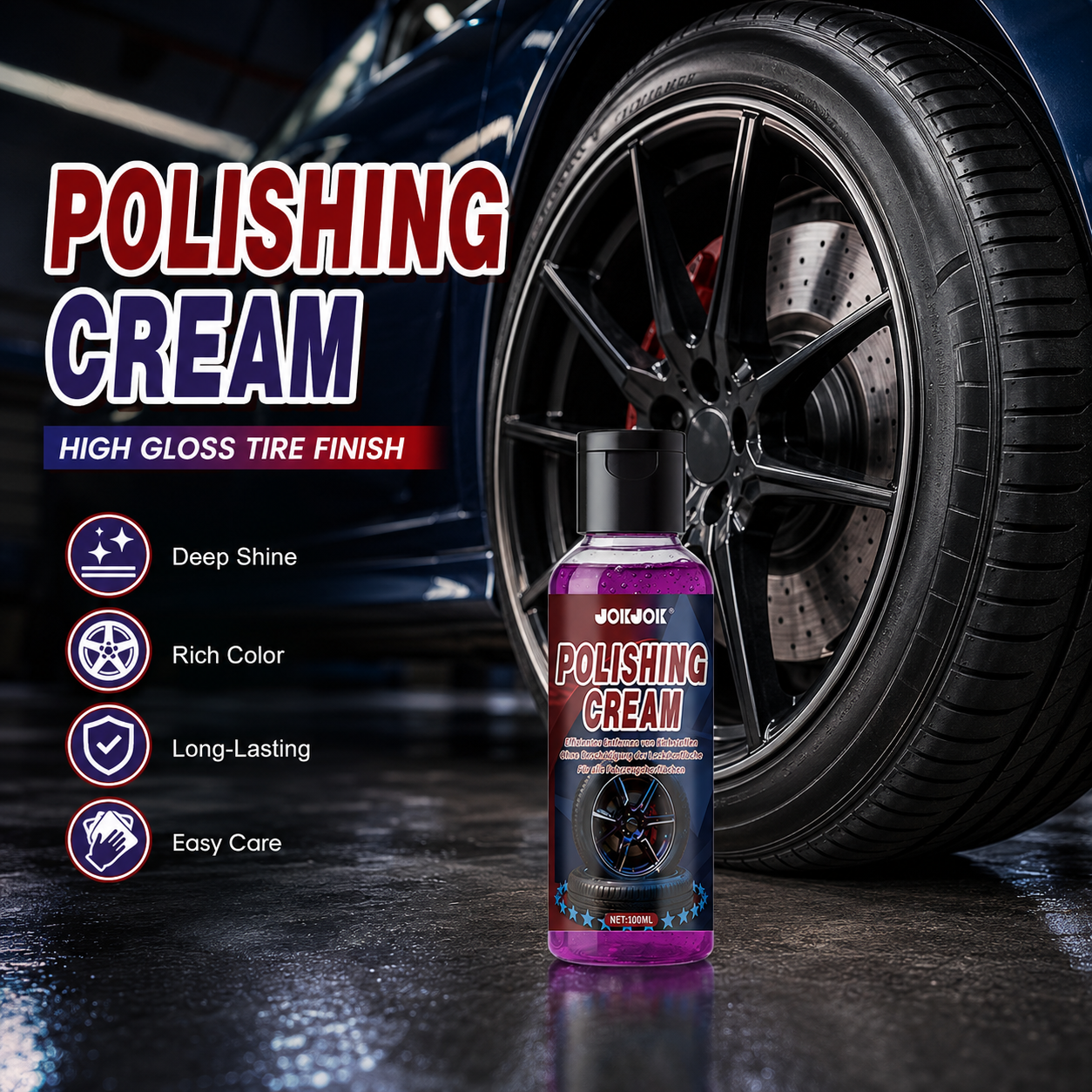 Spray d'entretien des pneus, R - Tire Shine Spray Sealant avis et prix