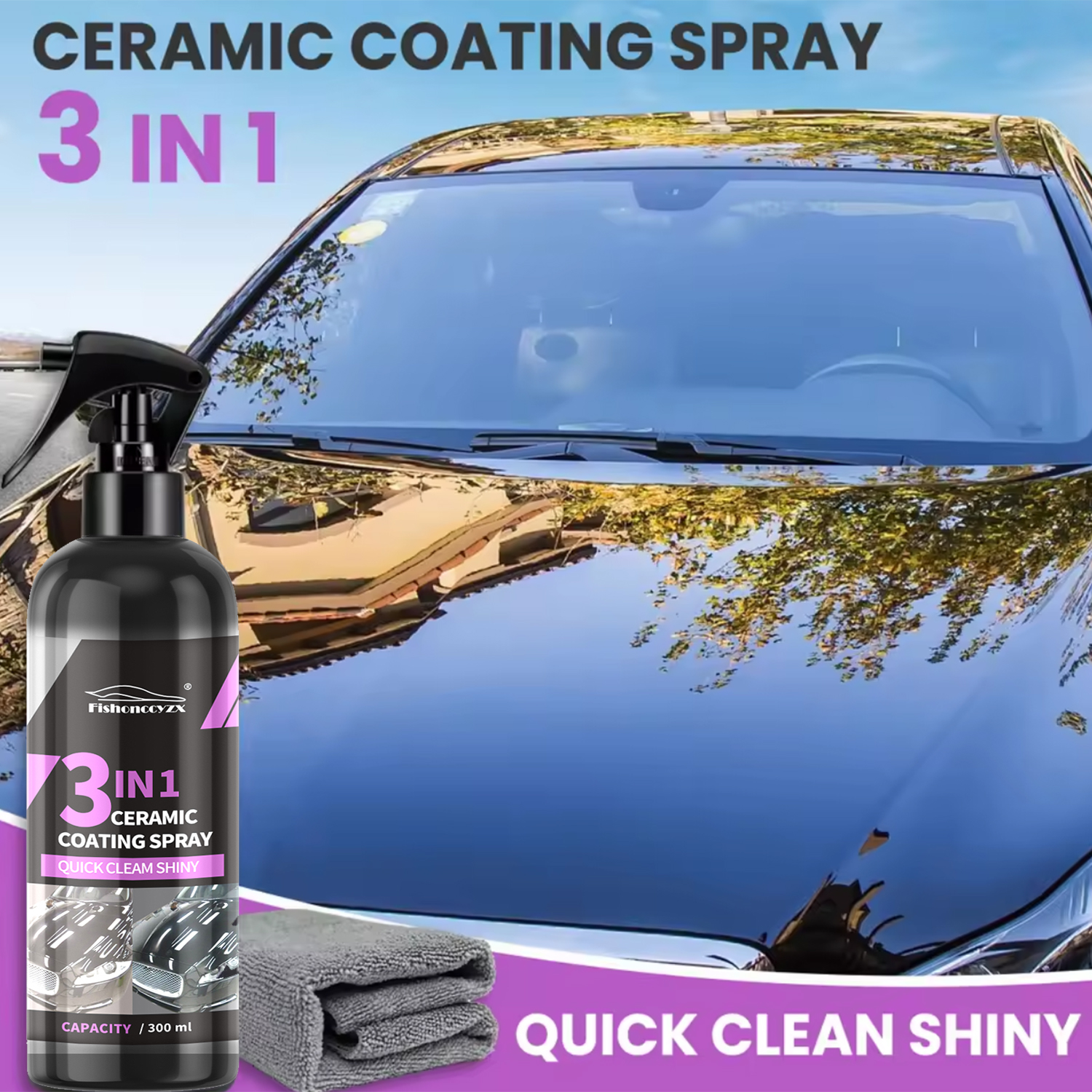 Spray de revêtement céramique  - Car Wax Ceramic Coating avis et prix