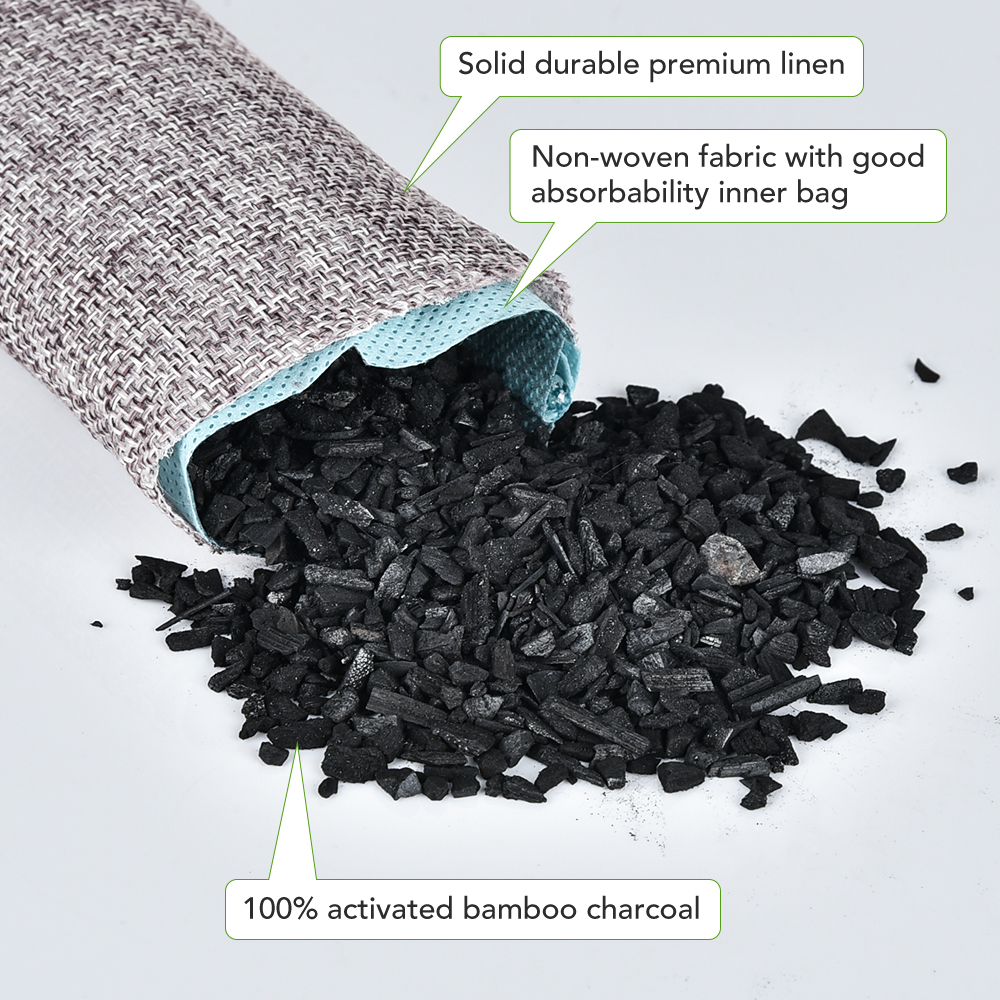 Sacs en charbon de bambou natu - Odor Eliminator Car avis et prix