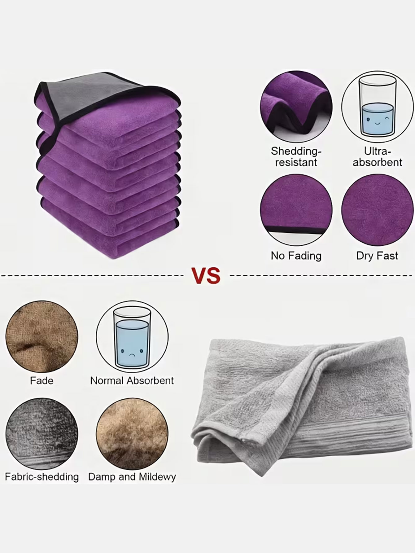 Lot de 10 chiffons de nettoyag - Microfiber Towel Detailing avis et prix