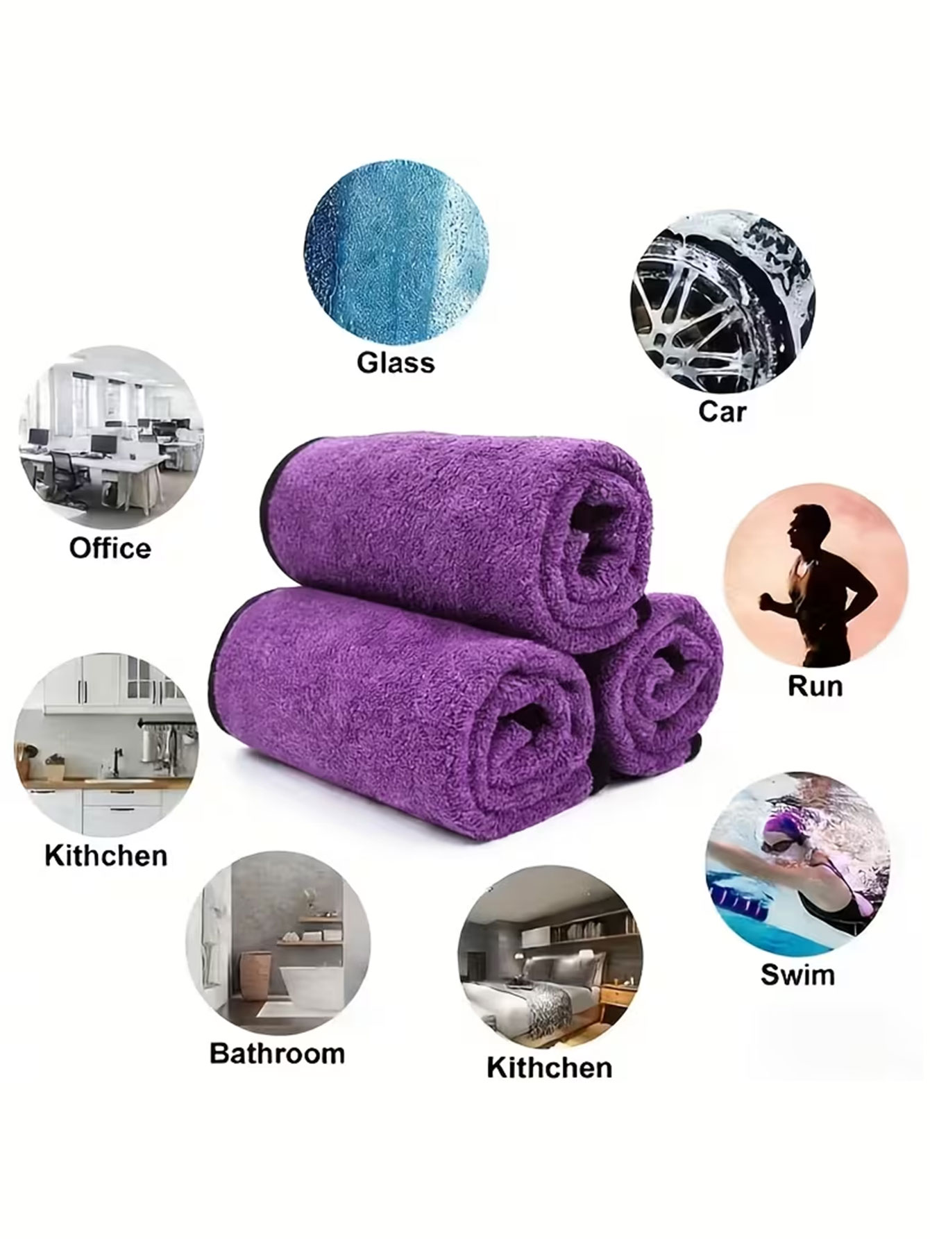 Lot de 10 chiffons de nettoyag - Microfiber Towel Detailing avis et prix