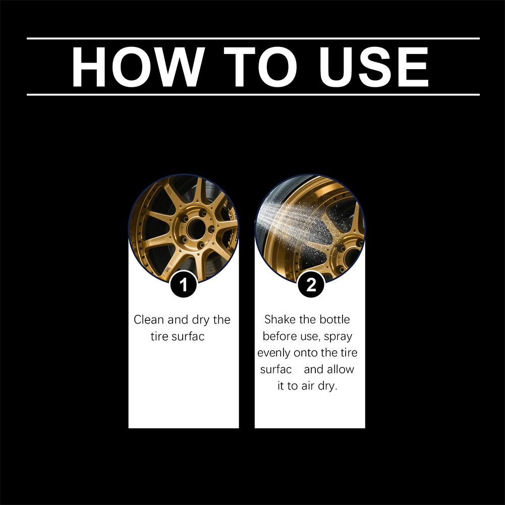 Spray de revêtement pour pneus - Tire Shine Spray Sealant avis et prix
