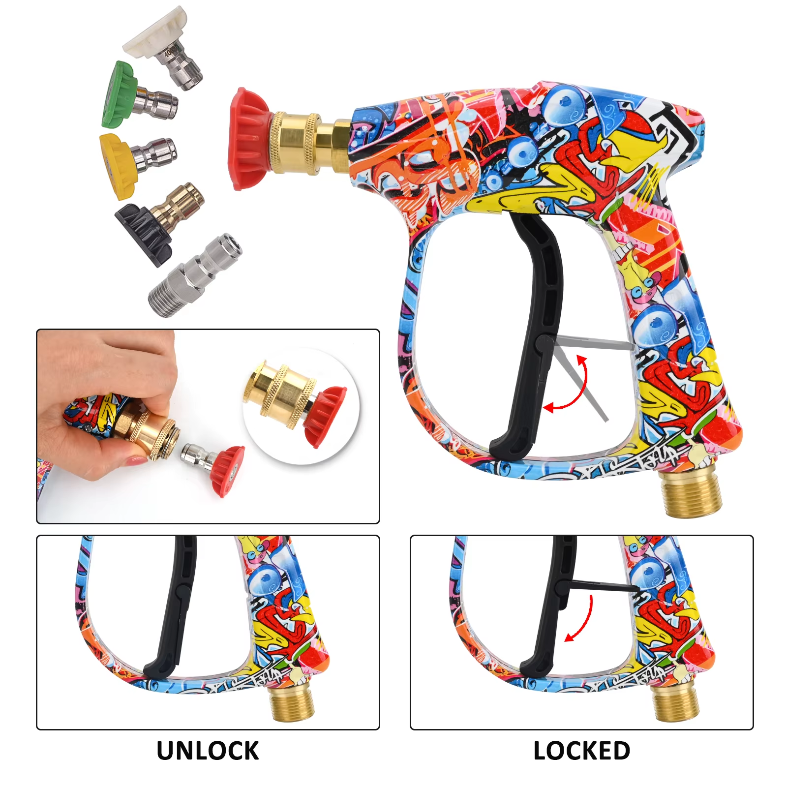 Pistolet à eau pour nettoyeur  - Pressure Washer Foam Gun avis et prix
