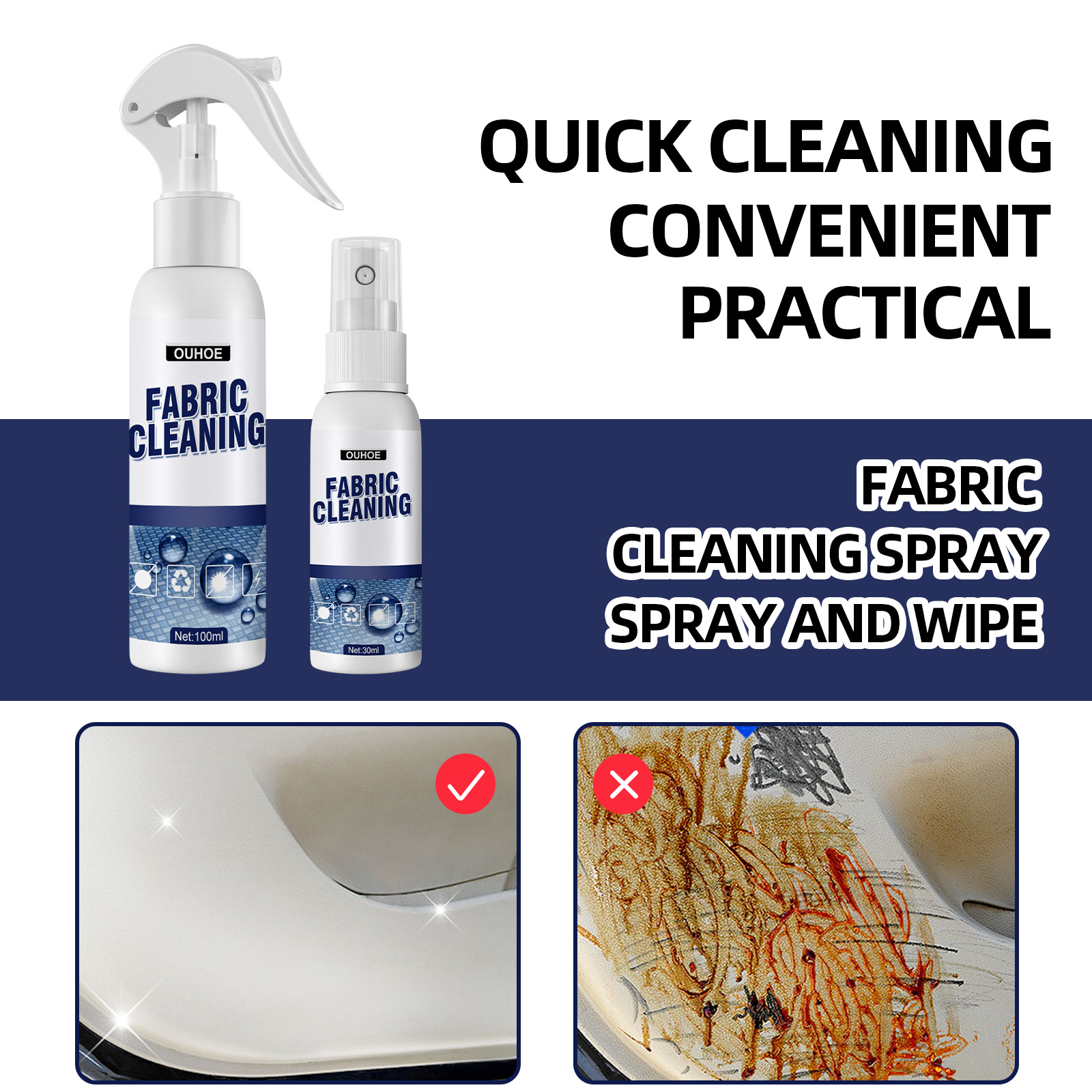 Nettoyant en spray pour tissus - Seat Cleaner Fabric avis et prix