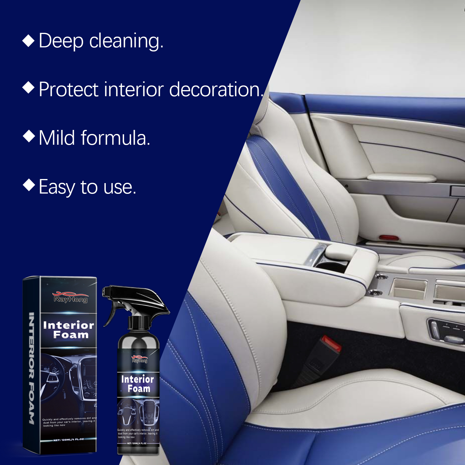 Nettoyant en mousse multi-usag - Seat Cleaner Fabric avis et prix