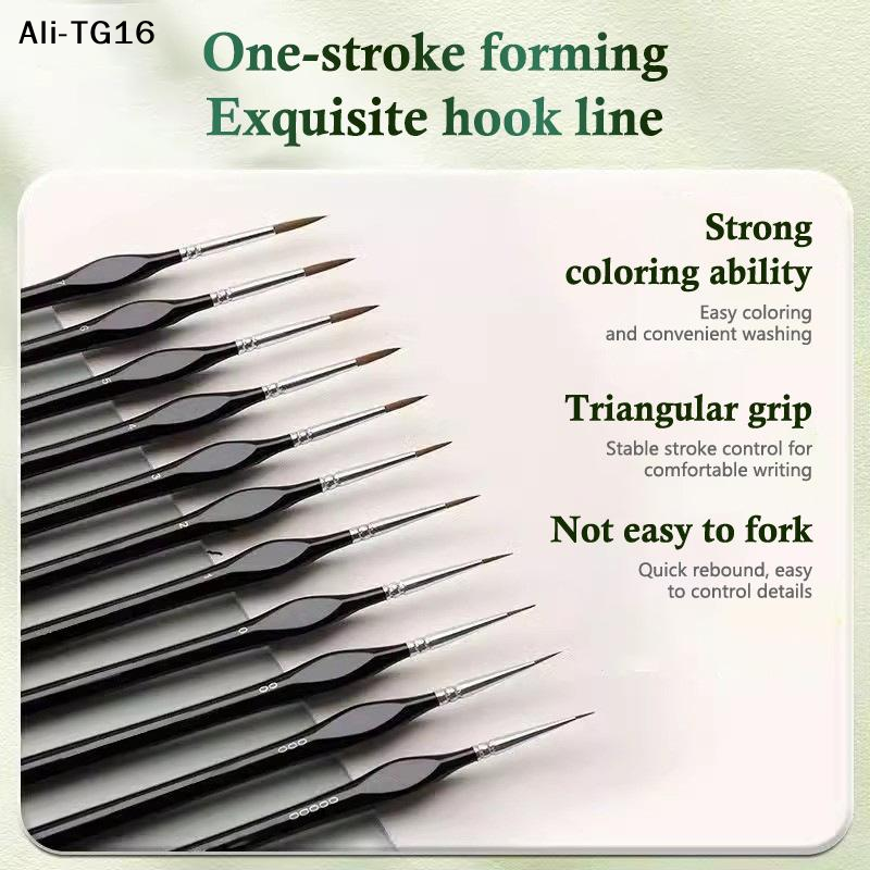【B11】Ensemble de 11 pinceaux d - Detailing Brush Set avis et prix