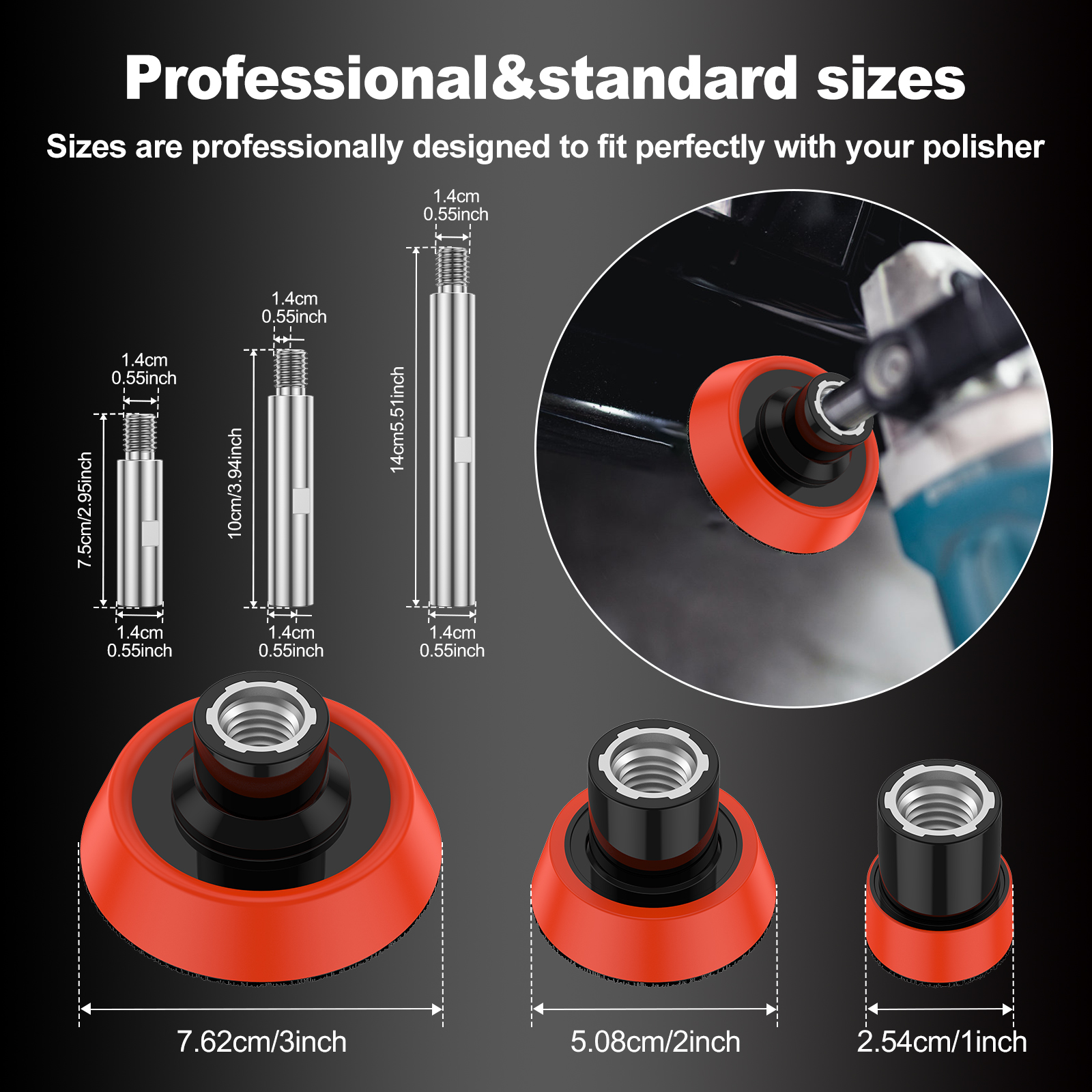 Kit d'extension de polisseuse  - Polish Pad Set Buffer avis et prix