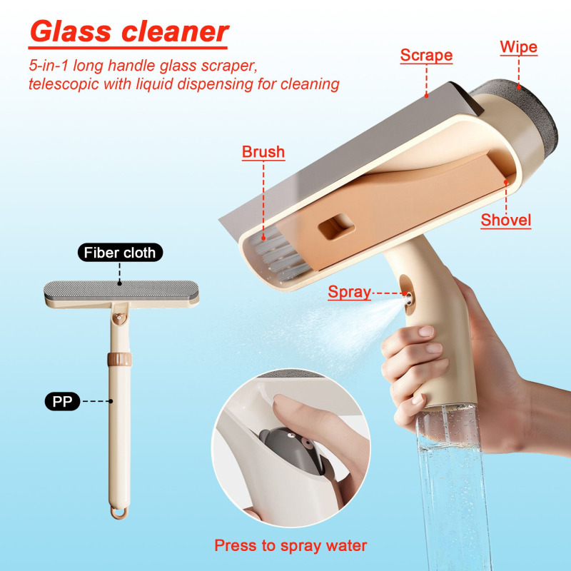 Nettoyeur de vitres 4-en-1 ext - Glass Cleaner Streak avis et prix