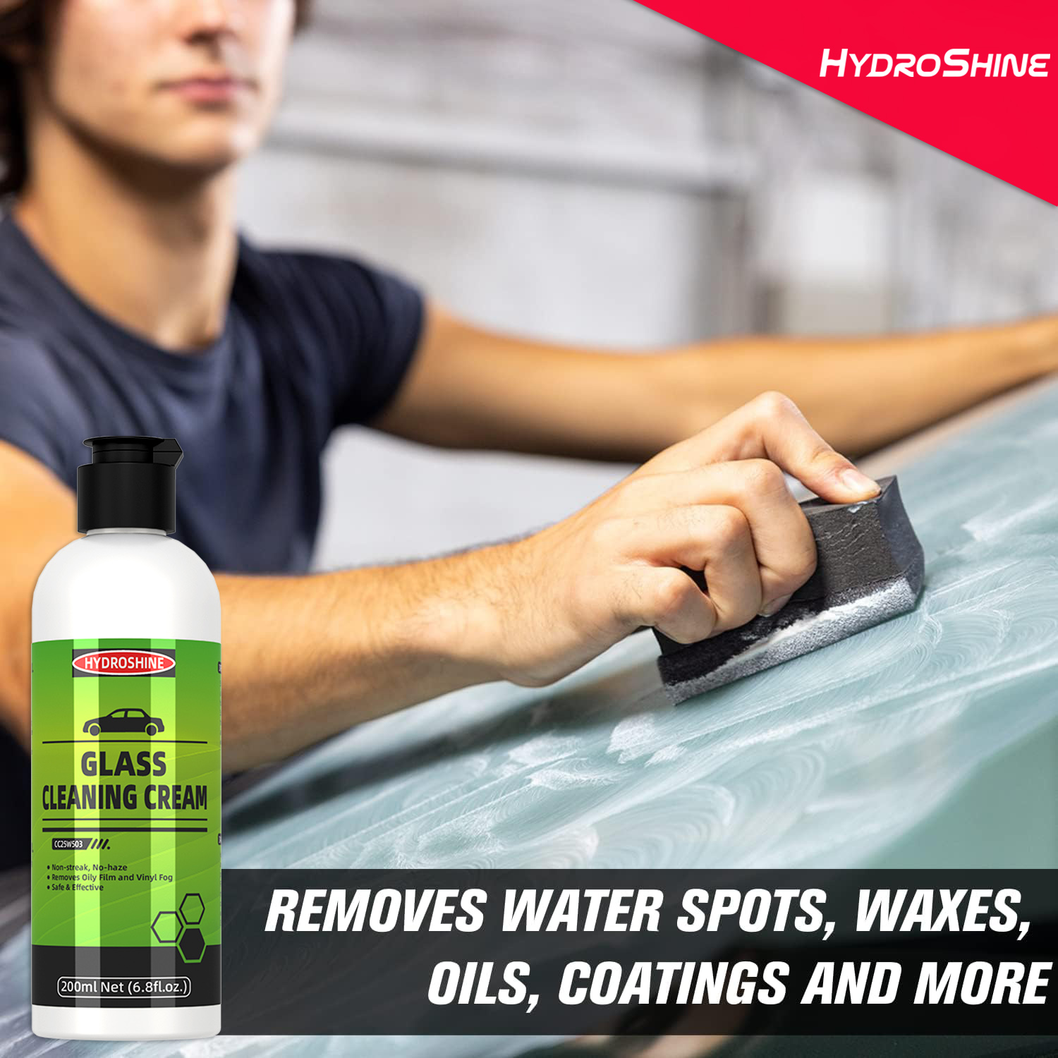 Hydroshine – crème dissolvant  - Glass Cleaner Streak avis et prix