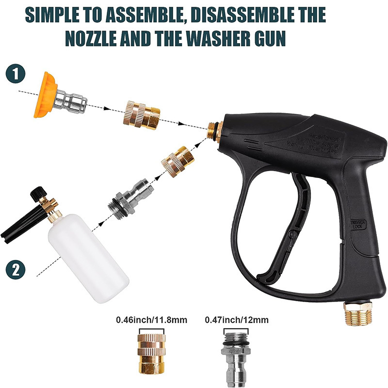 Pistolet de lavage haute press - Pressure Washer Foam Gun avis et prix
