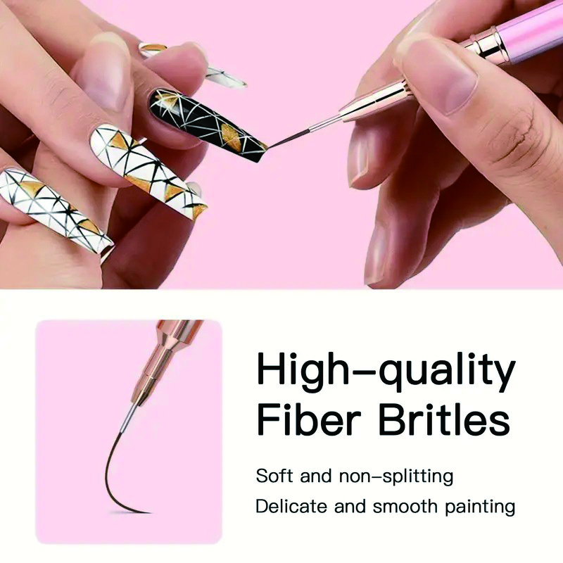Ensemble de 5 stylos pour nail - Detailing Brush Set avis et prix