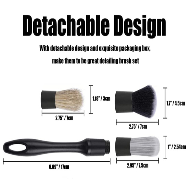 SEAMETAL 3 pièces brosse de ne - Interior Detailing Kit avis et prix
